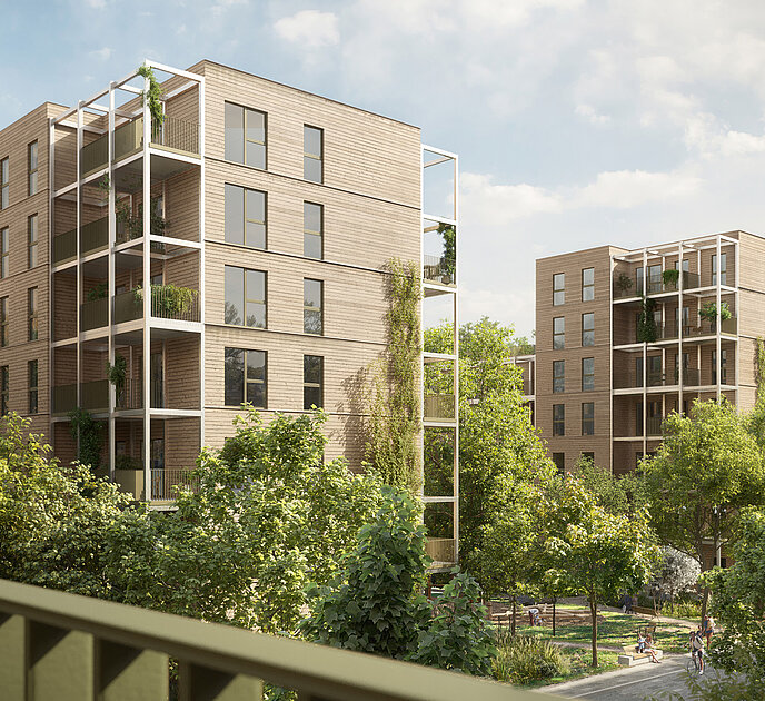 IFA Investment Baumstadt Floridsdorf_Werndlgase 5&7_Visualisierung