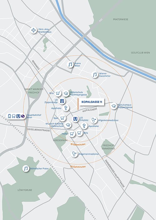 IFA Investment_Kopalgasse 11_Lageplan