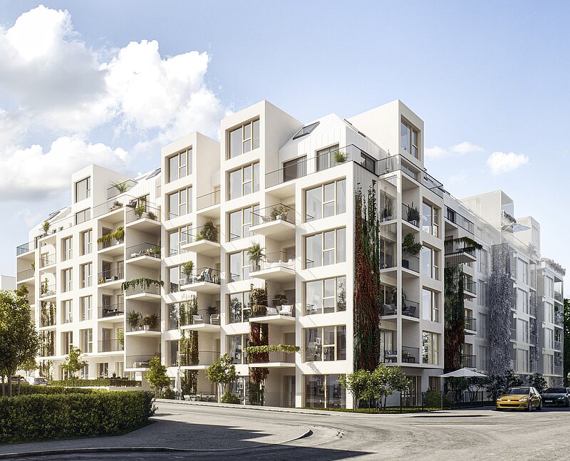 IFA Investment Wohnpark Liesing I, Wien_Visualisierung Straßenansicht