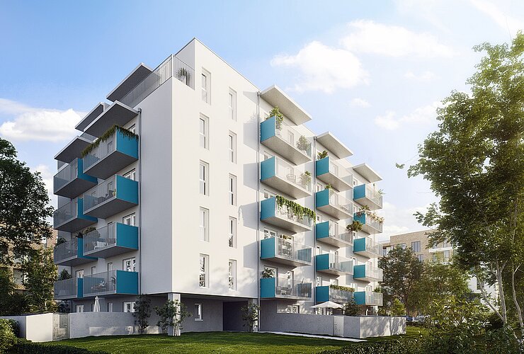 IFA Investment Augasse 94, Graz_Visualisierung Straßenansicht