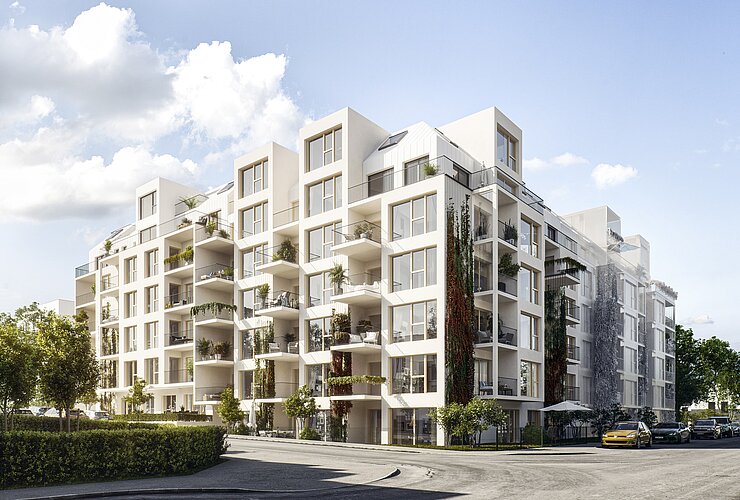 IFA Investment Wohnpark Liesing I, Wien_Visualisierung Straßenansicht