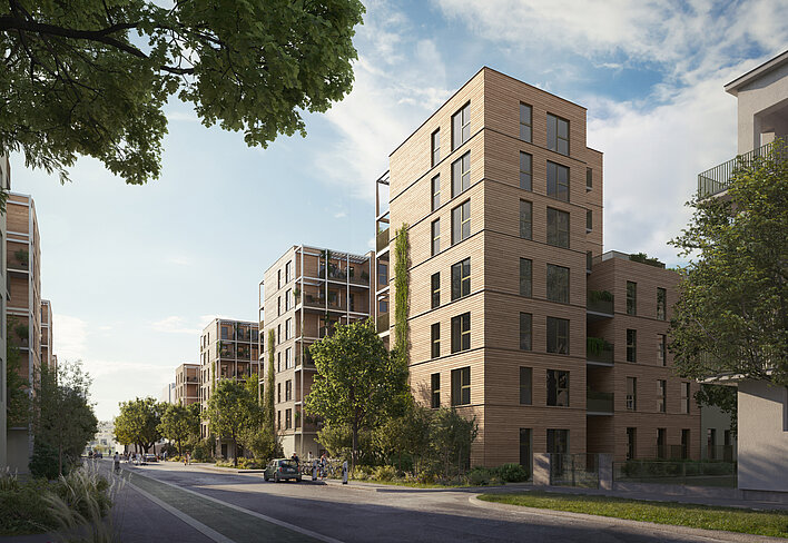 Baumstadt Floridsdorf 3 - Visualisierung