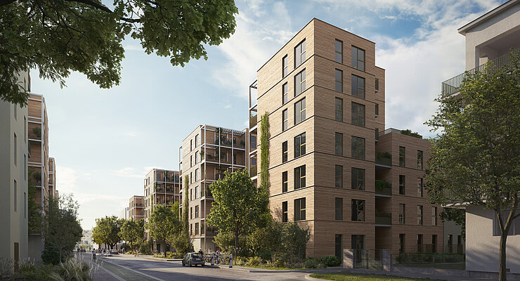 Baumstadt Floridsdorf 3 - Visualisierung