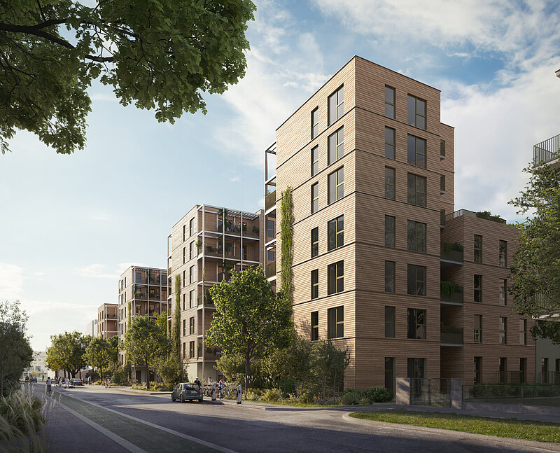 Baumstadt Floridsdorf 3 - Visualisierung