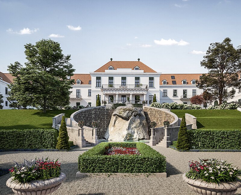 Schlosspark Freihof_Visualisierung
