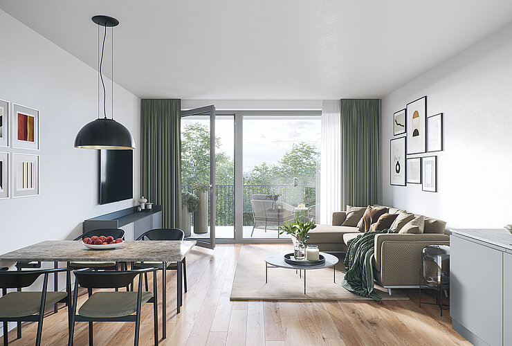 IFA Investment Dornschneidergasse 27, Graz_Visualisierung Innenraumvisualisierung