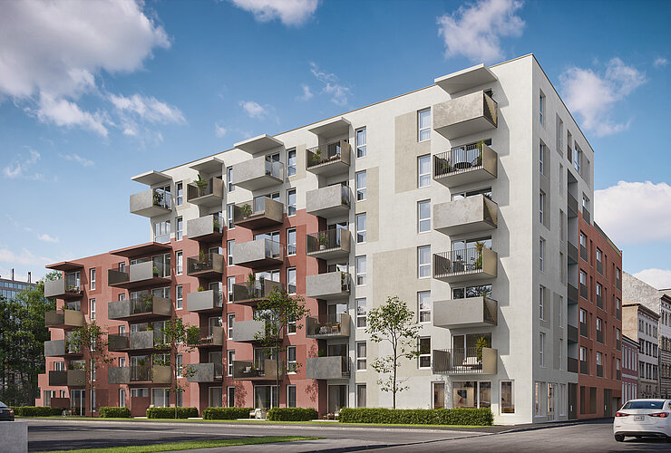 IFA Investment Idlhofgasse 70, Graz_Visualisierung Straßenansicht