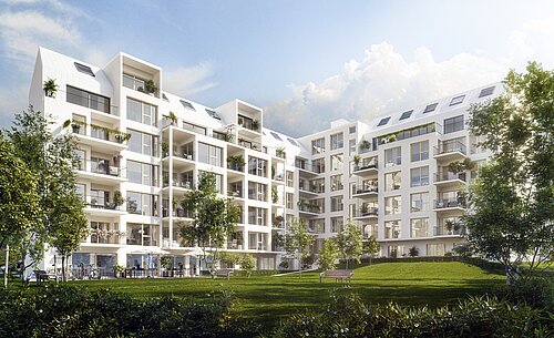 Platzierung Wohnpark Liesing II, Wien