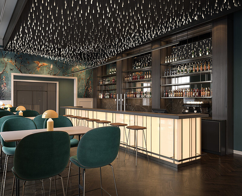 IFA Prime Investment Palais Faber, Salzburg_Visualisierung Bar IFA Prime Investment Palais Faber, Salzburg_Visualisierung Bar