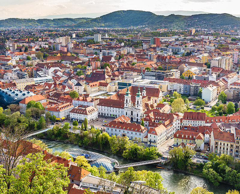 Luftbild Graz