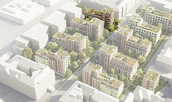 Baumstadt Floridsdorf 3 - Visualisierung Baumstadt Floridsdorf 3 - Visualisierung