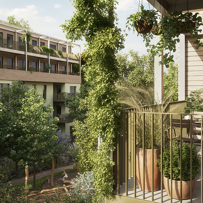 IFA Investment Baumstadt Floridsdorf_Werndlgase 3+3A_Visualisierung