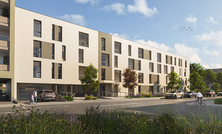 IFA Investment Puchstraße 34, Graz_Visualisierung Straßenansicht